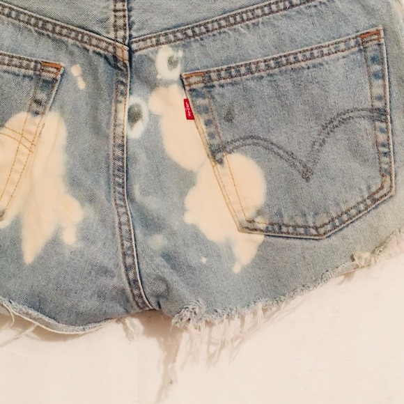 Levis 505 Regular Fit Destroy Denim Jeans 32 - Picture 6 of 8